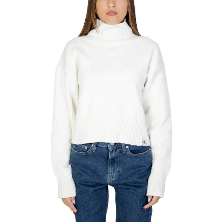 Calvin Klein Jeans - Women Knitwear - white / XS - Clothing